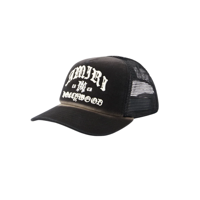 SUNFADED AMIRI HOLLYWOOD TRUCKER HAT