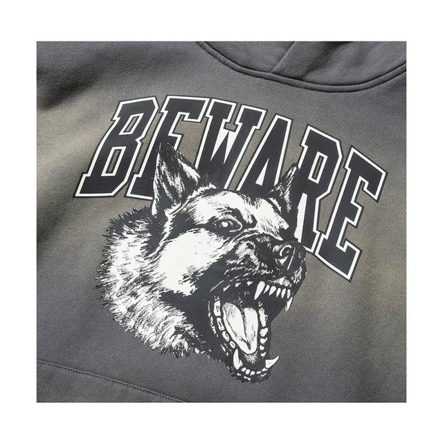 TONAL BEWARE HOODIE