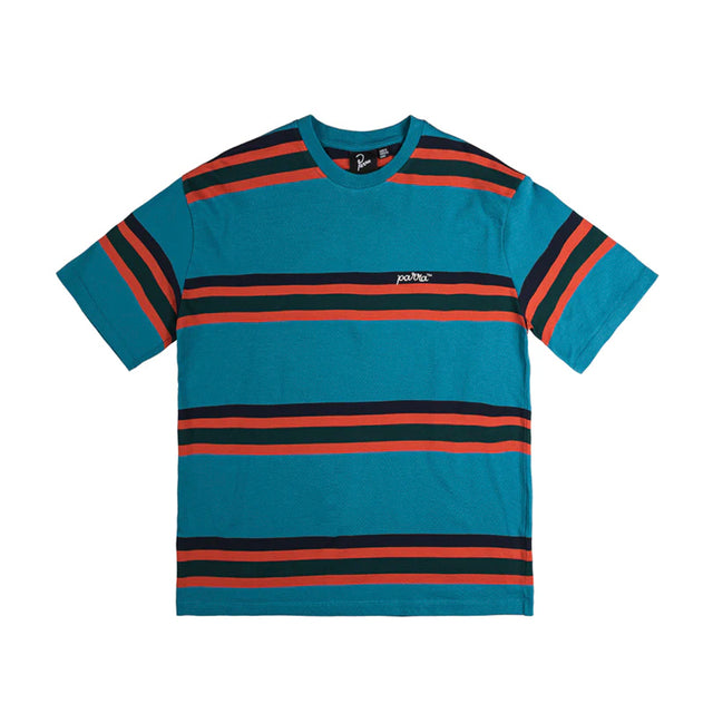 SCRIPT STRIPED T-SHIRT