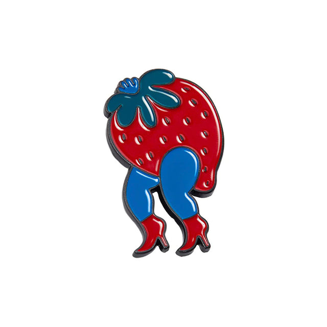 STUPID STRAWBERRY ENAMEL PIN