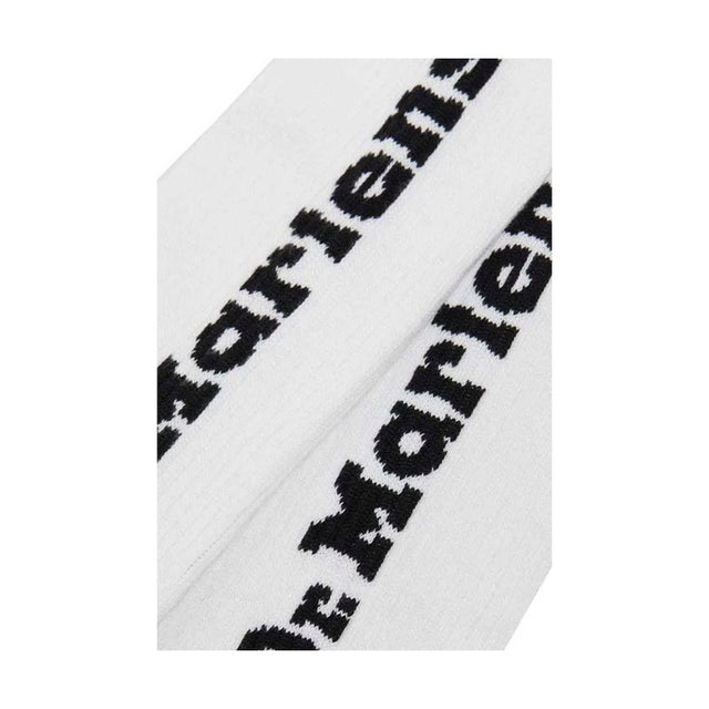 Vertical Sock White Organic Cotton Blend