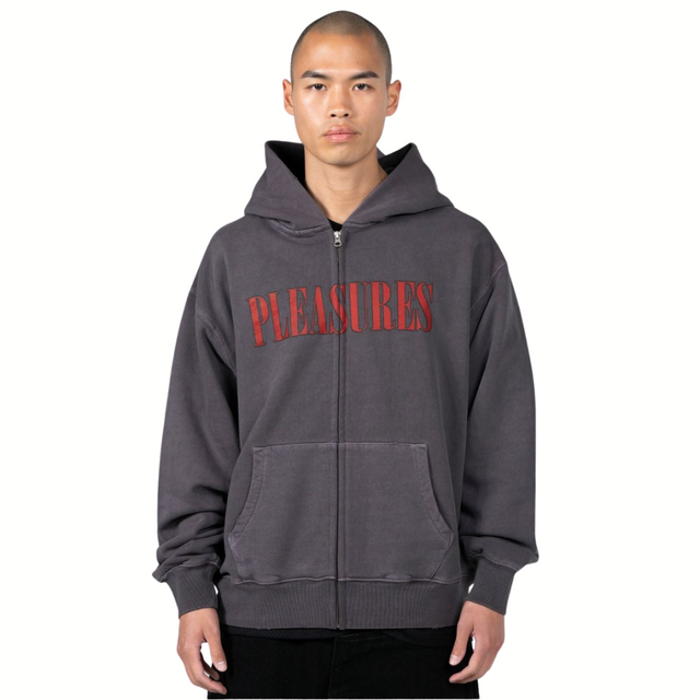 ONYX ZIP UP HOODIE FADED