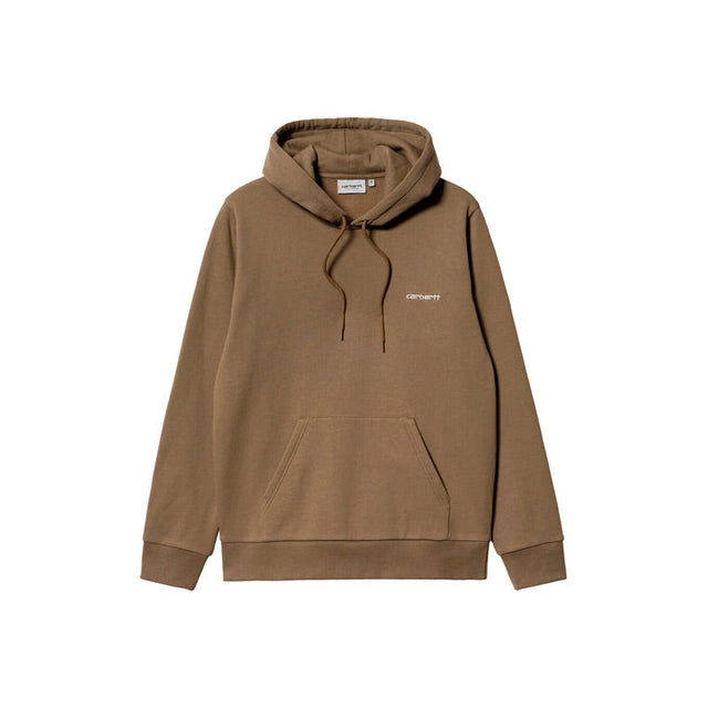 Hooded Script Embroidery Sweat