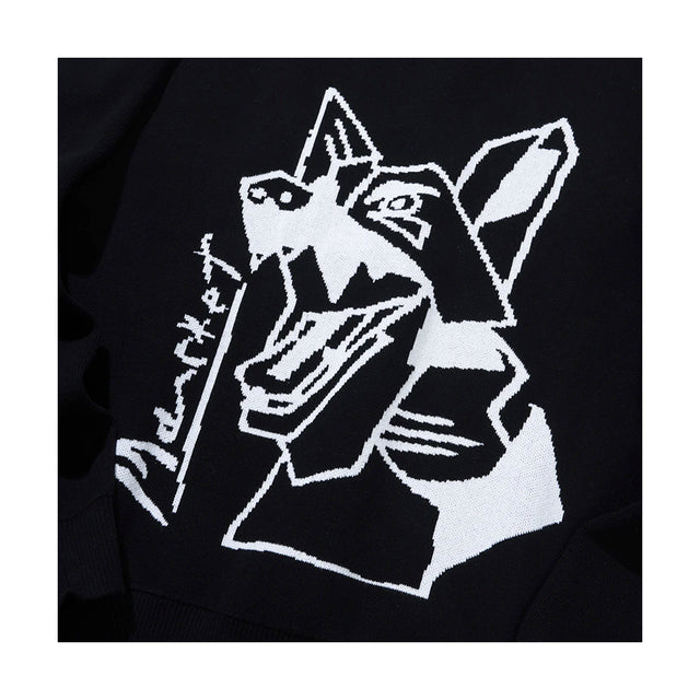 CUBISM BEWARE KNIT SWEATER
