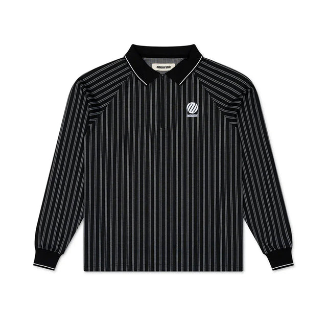 Ribbed LS Polo