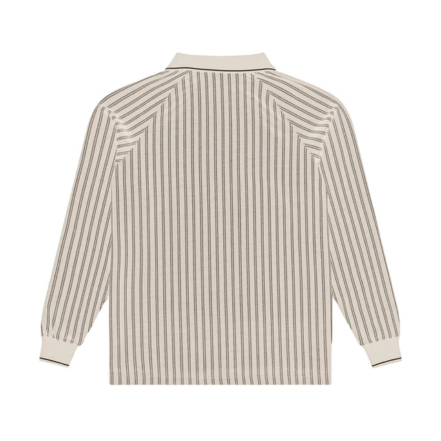 Ribbed LS Polo