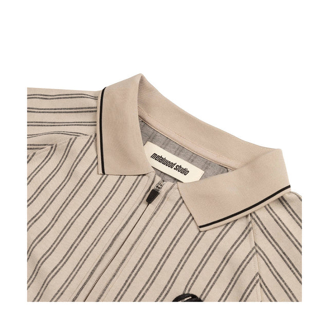 Ribbed LS Polo