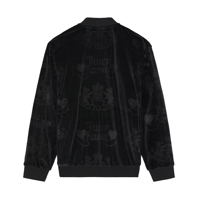 CREST VELOUR QUARTER ZIP HOODIE