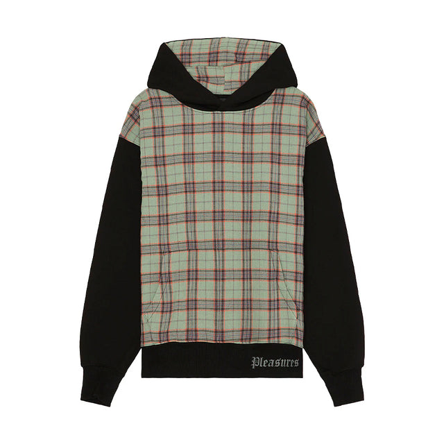 CAREER CONTRAST PLAID HOODIE