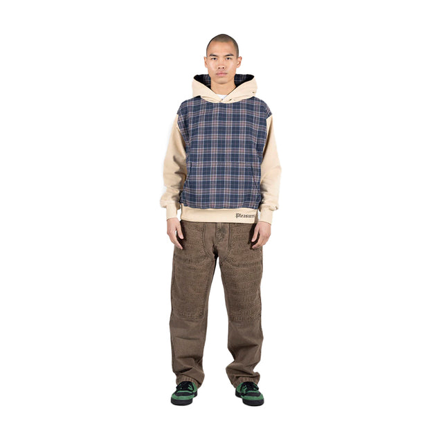 CAREER CONTRAST PLAID HOODIE