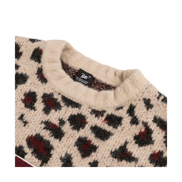 Patta Leopard Brushed Knitted Sweater