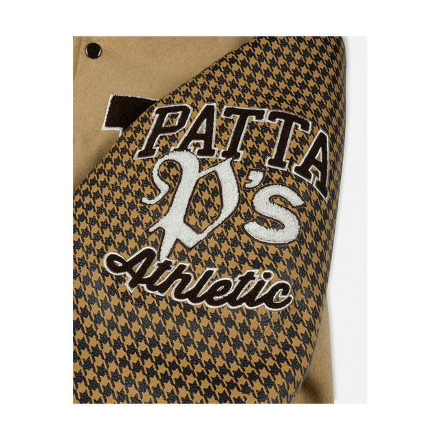 Patta Athletic P Houndstooth Varsity Jacket