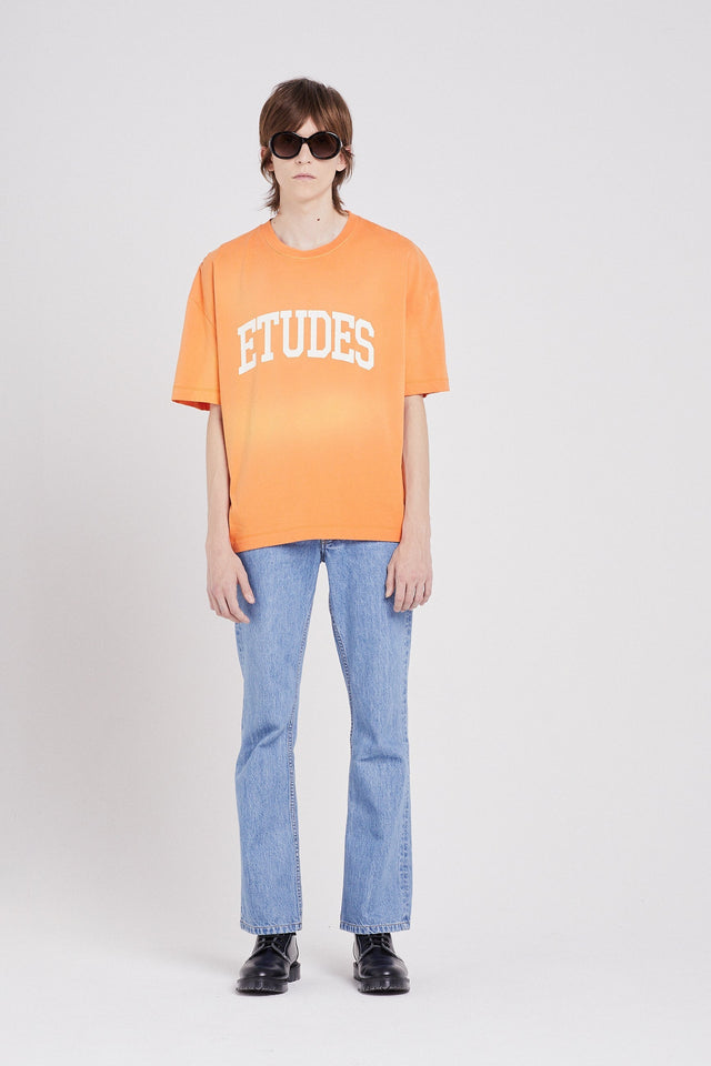 MEN / T-SHIRT SPIRIT ETUDES UNIVERSITY ORANG