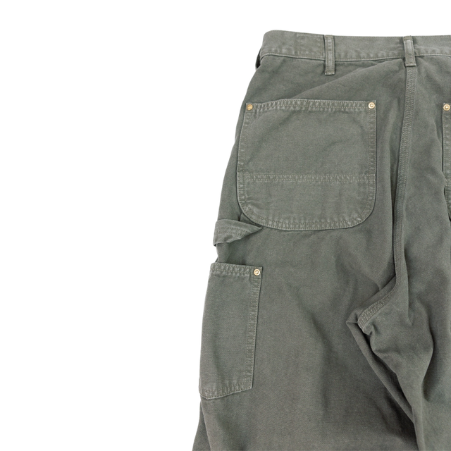 Dad'S Fit Painter'S Pants Canvas - Army Green