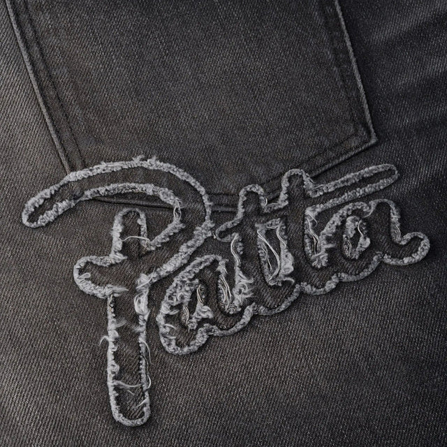 PATTA DARK DIRTY WHISKERS BAGGY DENIM PANTS