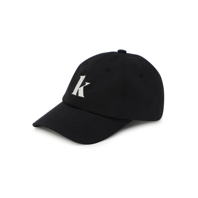 K LOGO CURVED CAP
