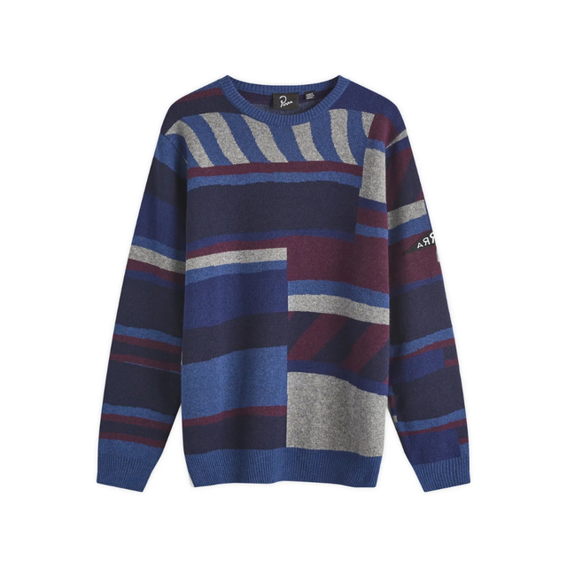 PATCHED YOUR WORK KNITTED PULLOVER