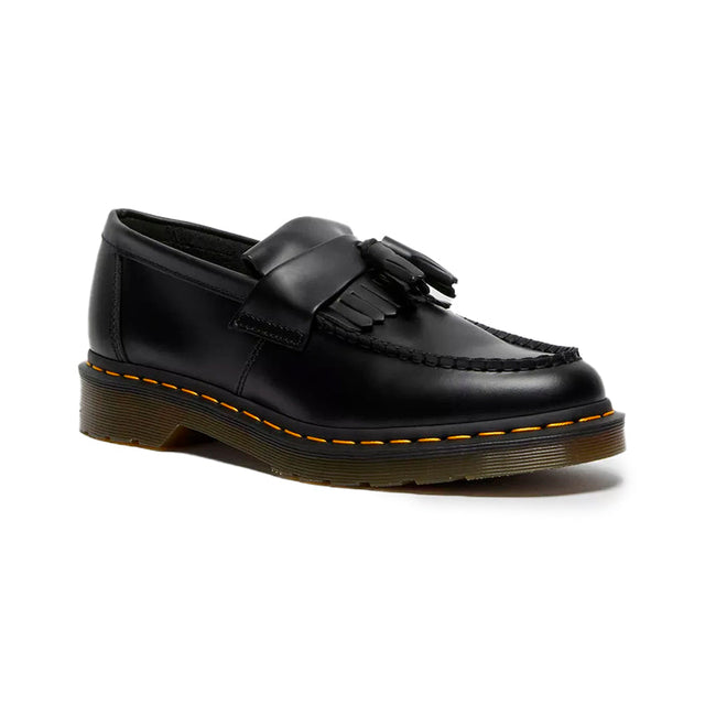 ADRIAN YELLOW STITCH LEATHER TASSEL LOAFERS UNISEX 22209001