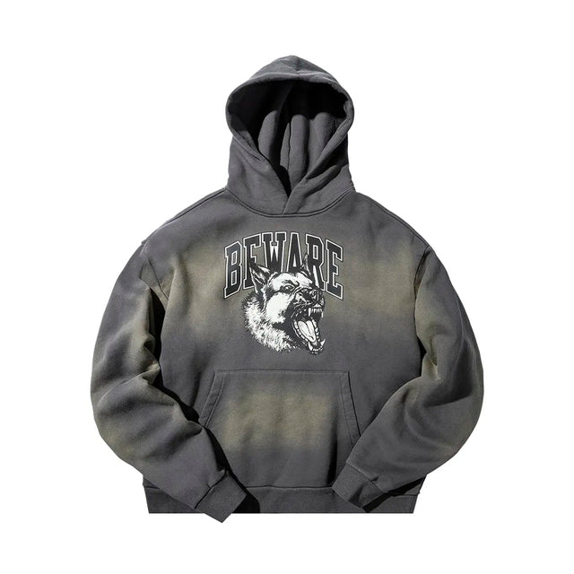 TONAL BEWARE HOODIE