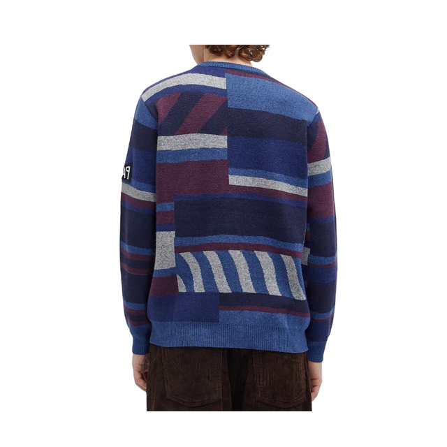 PATCHED YOUR WORK KNITTED PULLOVER
