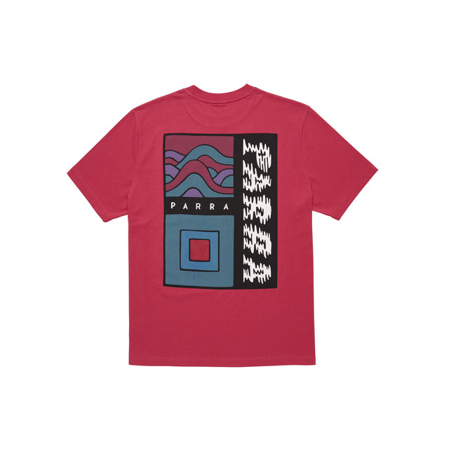 BY PARRA - WAVE BLOCK TREMORS T­-SHIRT