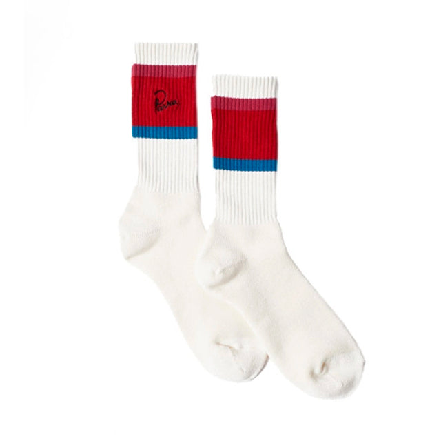 SIGNATURE STRIPED CREW SOCKS