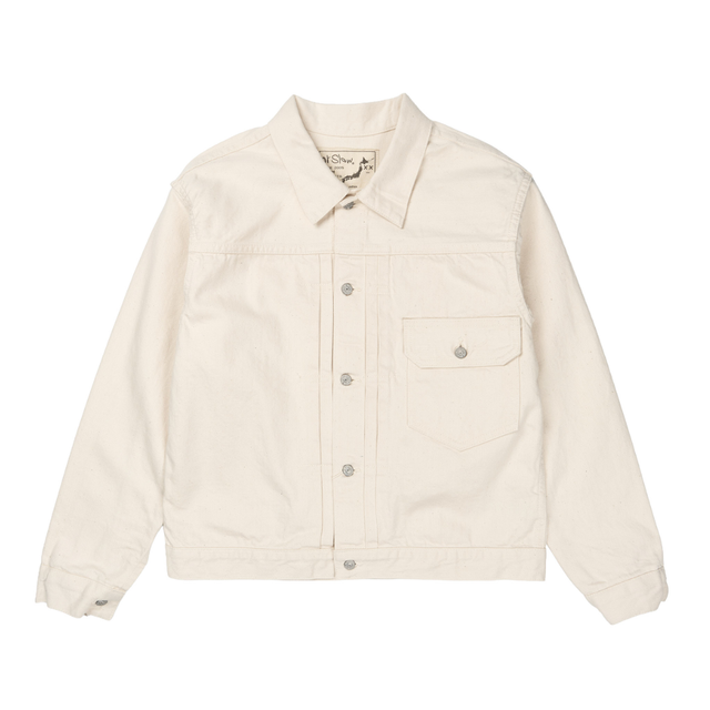 Type 1 40'S Pleated Front Blouse Dnm (Kinari) -Ecru