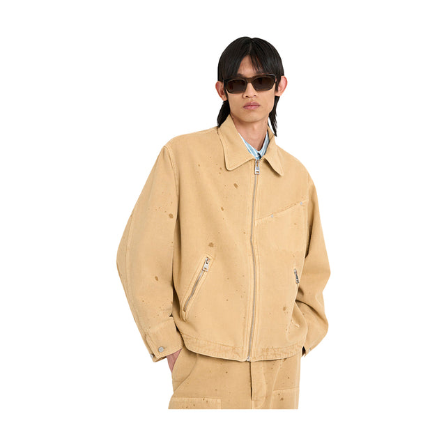 BOXY ZIPPED JACKET DRIPS