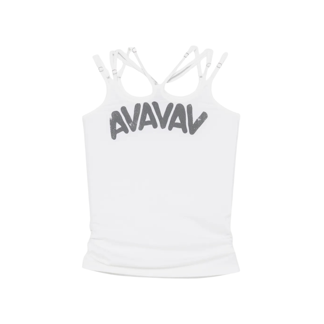 TOVA MULTI STRAP TOP PRINTED AV-LOGO