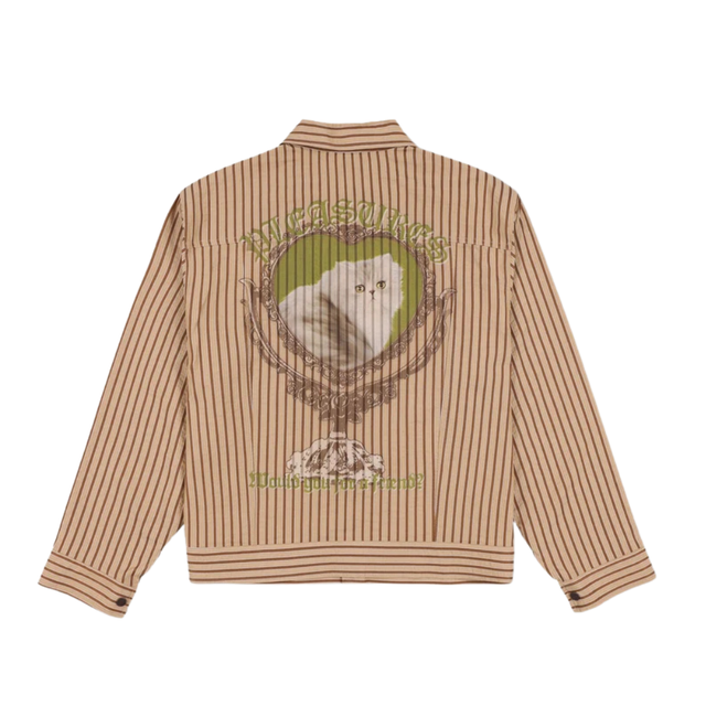 CAT MIRROR TRUCKER JACKET