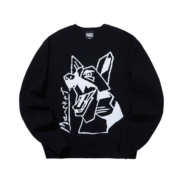 CUBISM BEWARE KNIT SWEATER