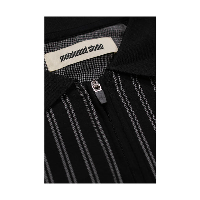 Ribbed LS Polo