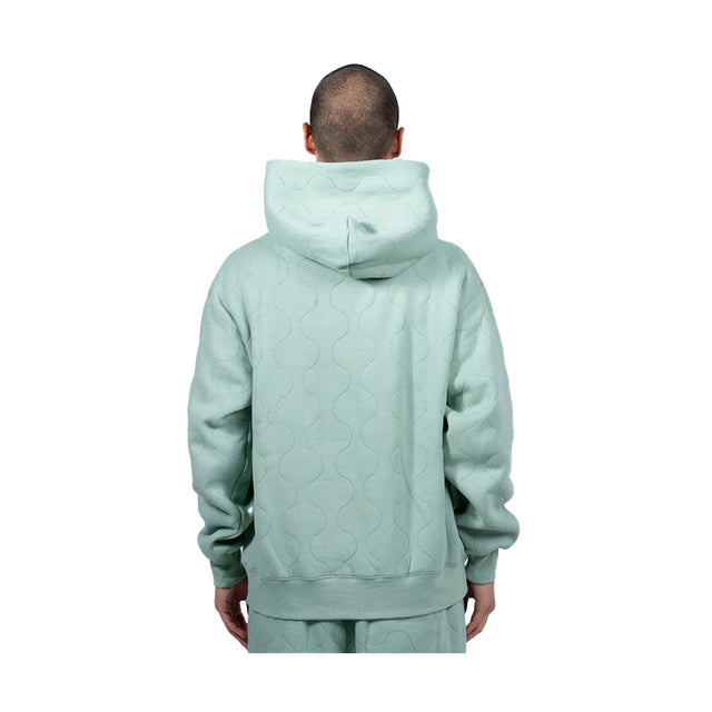 WAVE QUILTED HOODIE