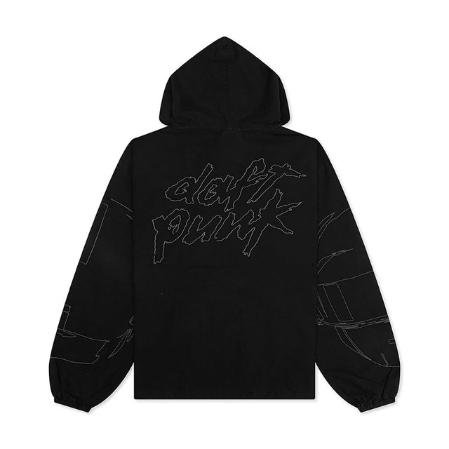 DIGITAL ZIP PONCHO HOODIE