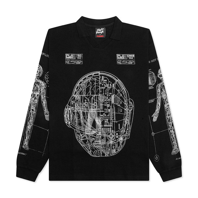 SCHEMATIC LONG SLEEVE POLO