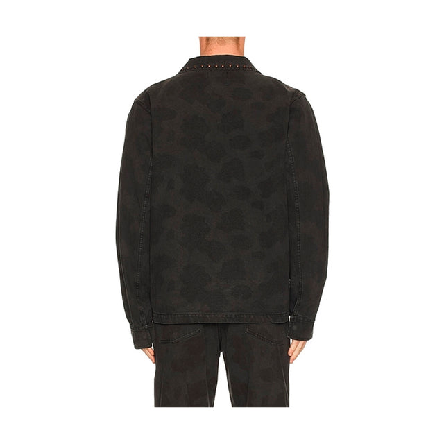 COWHIDE WORK JACKET BLACK M