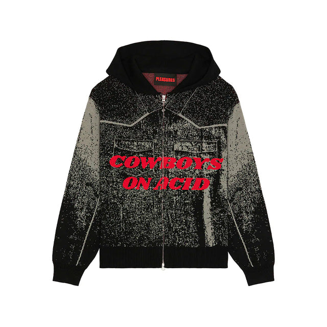 ACID COWBOY KNITTED HOODIE