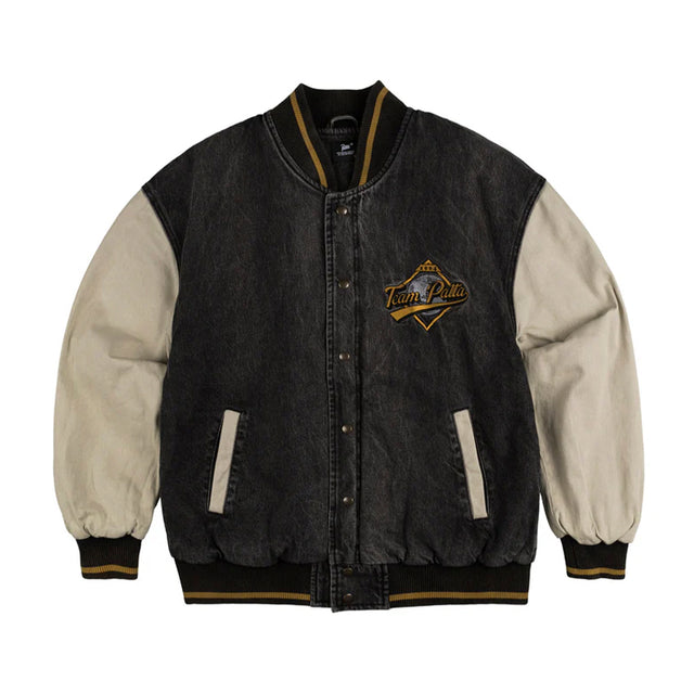 Patta Homerun Denim Varsity Jacket