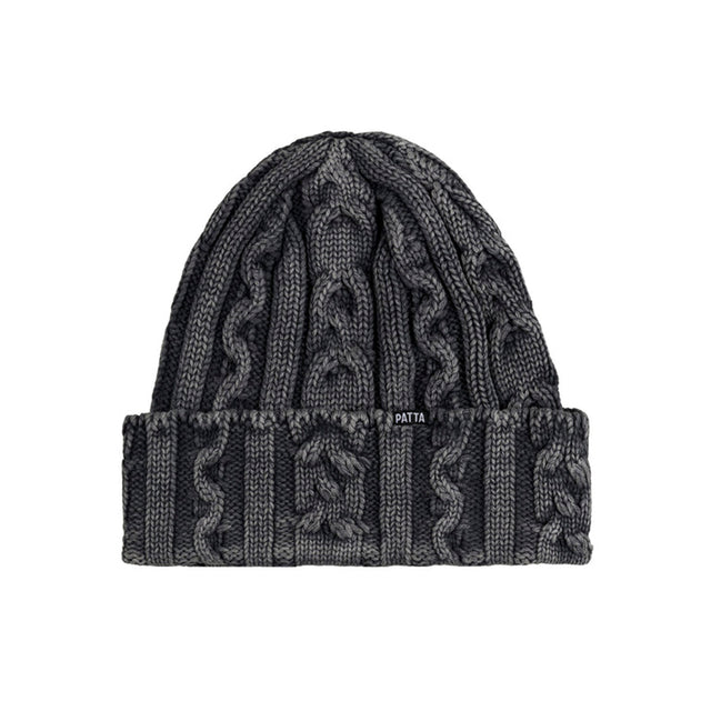 Patta Cold Dyed Cable Knitted Beanie