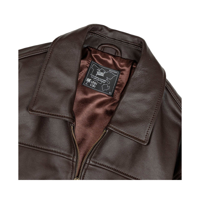 Patta Leather Bomber Jacket