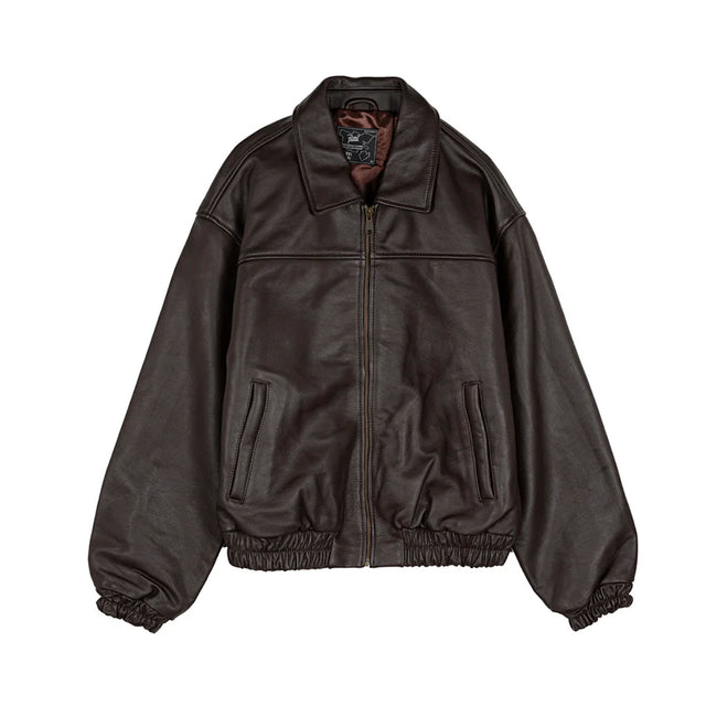 Patta Leather Bomber Jacket