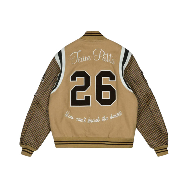 Patta Athletic P Houndstooth Varsity Jacket