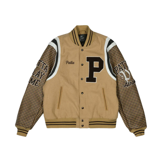 Patta Athletic P Houndstooth Varsity Jacket