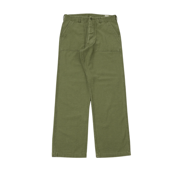 Vintage Fit U.S. Army Fatigue Trousers - D.Olive Stone